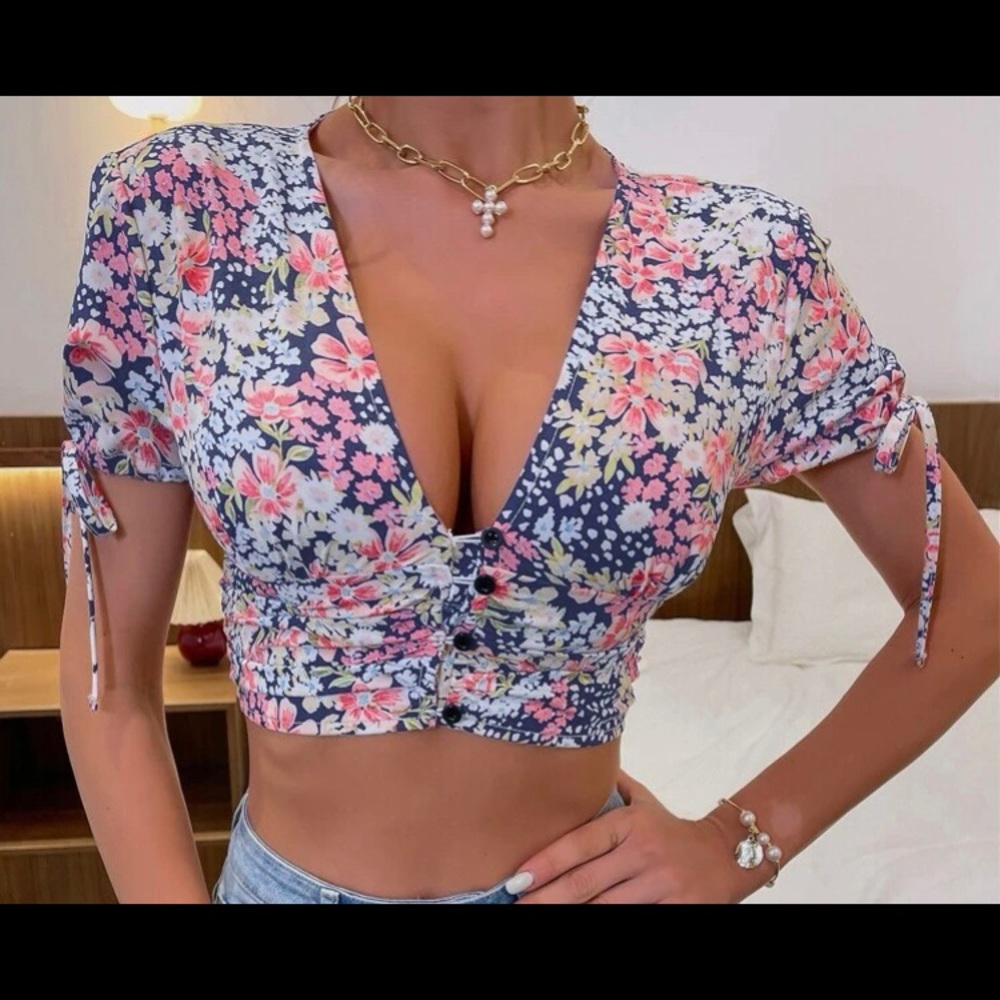 Floral Crop Top